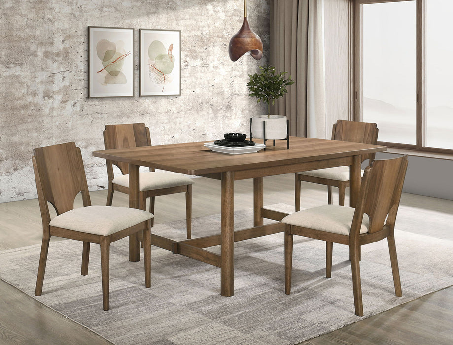 Biltmore - Wood Dining Table Set – 5 Piece Dining Room Sets by Coaster Fine Furniture at Furniture Wholesale Plus , Nashville furniture store