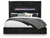 Tayleena - Upholstered Bed With Fireplace And Wireless Audio – Upholstered Beds by Signature Design by Ashley® at Furniture Wholesale Plus , Nashville furniture store