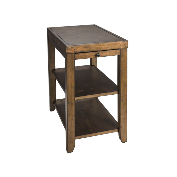 Mitchell - Chair Side Table - Nutmeg – Chair Side Tables by Liberty Furniture at Furniture Wholesale Plus , Nashville furniture store