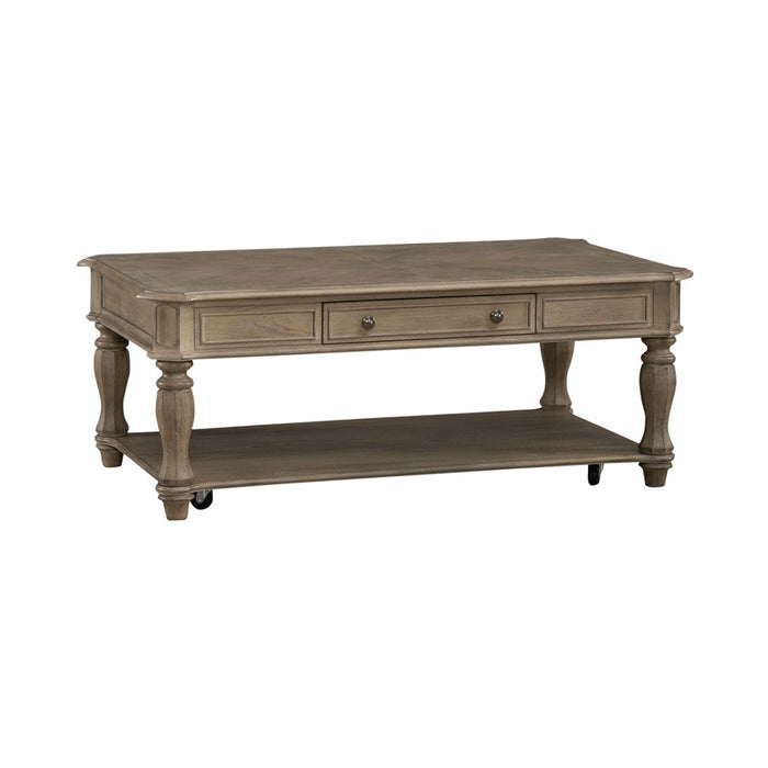 Magnolia Manor - Rectangular Cocktail Table – Cocktail Tables by Liberty Furniture at Furniture Wholesale Plus , Nashville furniture store