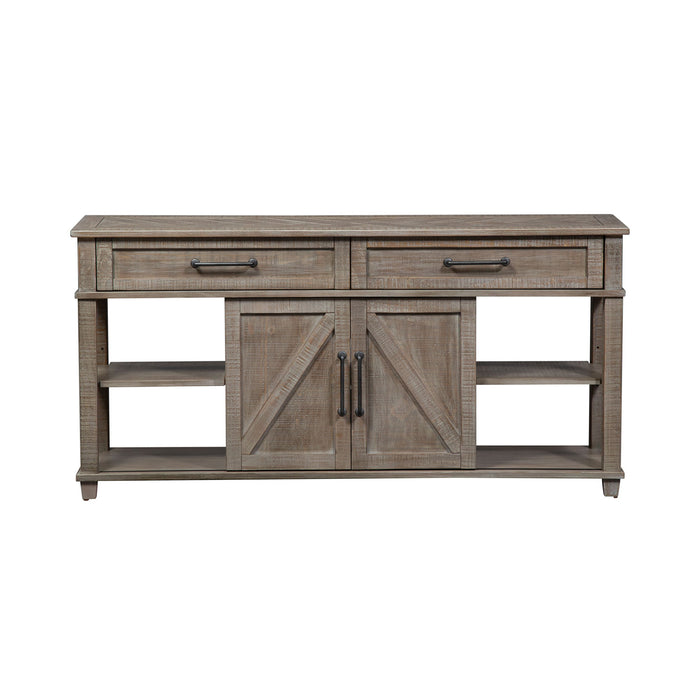 Parkland Falls - Sofa Table - Weathered Taupe – Sofa Tables by Liberty Furniture at Furniture Wholesale Plus , Nashville furniture store