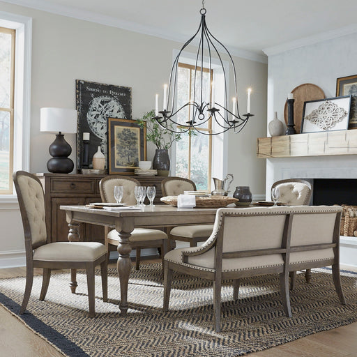 Americana Farmhouse - Optional Leg Table Set – 5 Piece Dining Room Sets by Liberty Furniture at Furniture Wholesale Plus , Nashville furniture store