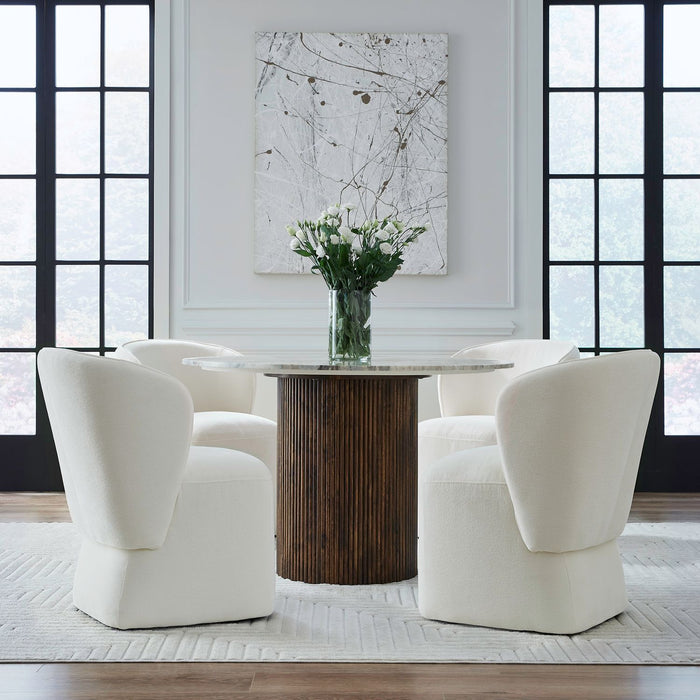 Accent Dining - Dining Chair With Casters Accent – Side Chairs by Liberty Furniture at Furniture Wholesale Plus , Nashville furniture store