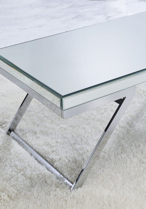 Alfresco - Mirrored Coffee Table - Silver – Coffee Tables by Steve Silver Furniture at Furniture Wholesale Plus , Nashville furniture store