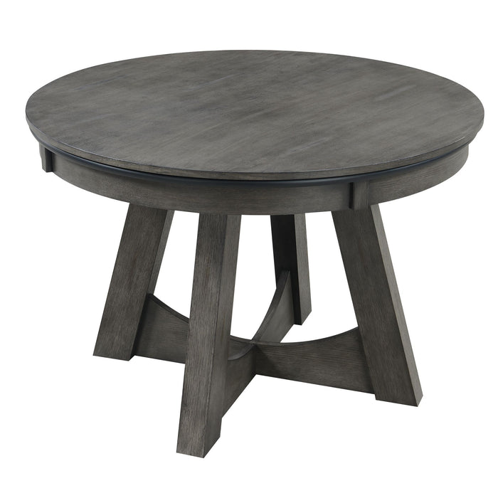 Prince - Round Game Table - Gray – Gaming Tables by Elements International at Furniture Wholesale Plus , Nashville furniture store