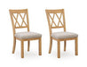 Havonplane - Dining Room Side Chair (Set of 2) - Brown – Chair Sets by Signature Design by Ashley® at Furniture Wholesale Plus , Nashville furniture store