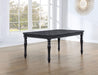 Odessa - Dining Table With Leaf - Black – Dining Tables with Extensions by Steve Silver Furniture at Furniture Wholesale Plus , Nashville furniture store