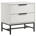 Sonora - 2-Drawer Nightstand Bedside Table - White – Accent Nightstands by Coaster Fine Furniture at Furniture Wholesale Plus , Nashville furniture store