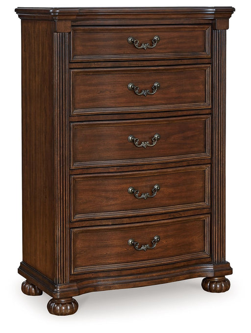 Lavinton - Brown - Five Drawer Chest - Premium Accent Chests from Signature Design by Ashley® - Just $538! Shop now at Furniture Wholesale Plus  We are the best furniture store in Nashville, Hendersonville, Goodlettsville, Madison, Antioch, Mount Juliet, Lebanon, Gallatin, Springfield, Murfreesboro, Franklin, Brentwood