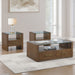 Garland - 3 Piece Table Set, Glass Top – Table Sets by Steve Silver Furniture at Furniture Wholesale Plus , Nashville furniture store