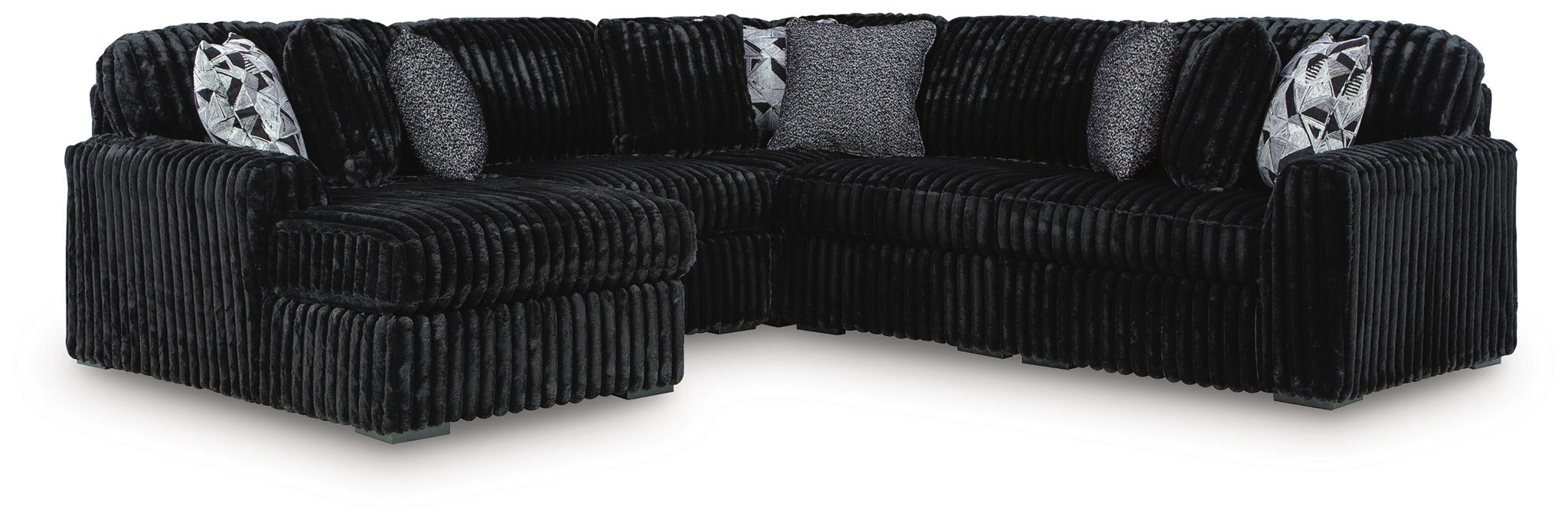Midnight-Madness - Sectional – Stationary Sectionals by Signature Design by Ashley® at Furniture Wholesale Plus , Nashville furniture store