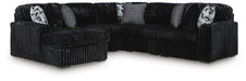 Midnight-Madness - Sectional – Stationary Sectionals by Signature Design by Ashley® at Furniture Wholesale Plus , Nashville furniture store