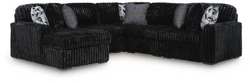 Midnight-Madness - 5 Piece Sectional – Stationary Sectionals by Signature Design by Ashley® at Furniture Wholesale Plus , Nashville furniture store