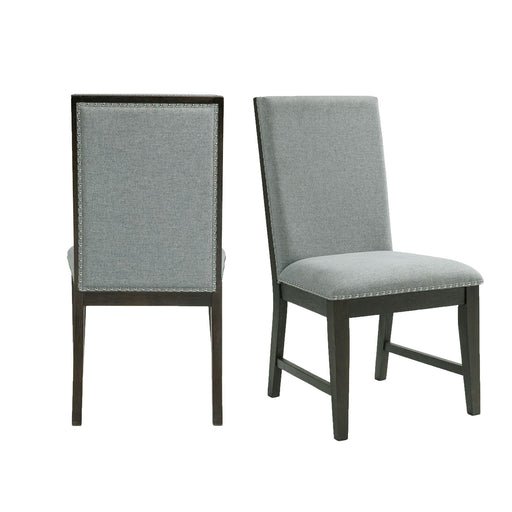 Donovan - Standard Height Side Chair (Set of 2) - Gray – Chair Sets by Elements International at Furniture Wholesale Plus , Nashville furniture store