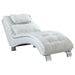 Dilleston Upholstered Chaise White - Premium Chaise from Coaster Z2 Standard - Just $498! Shop now at Furniture Wholesale Plus  We are the best furniture store in Nashville, Hendersonville, Goodlettsville, Madison, Antioch, Mount Juliet, Lebanon, Gallatin, Springfield, Murfreesboro, Franklin, Brentwood