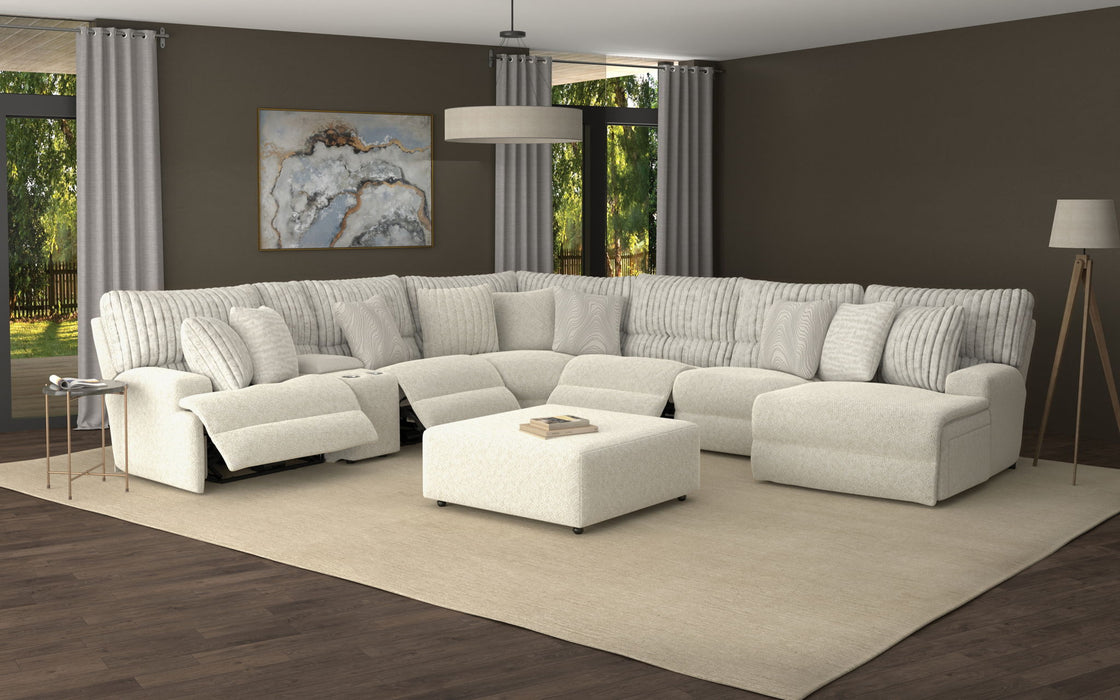 Carmen - Castered Cocktail Ottoman - Bone – Coffee Table Ottomans by Catnapper at Furniture Wholesale Plus , Nashville furniture store