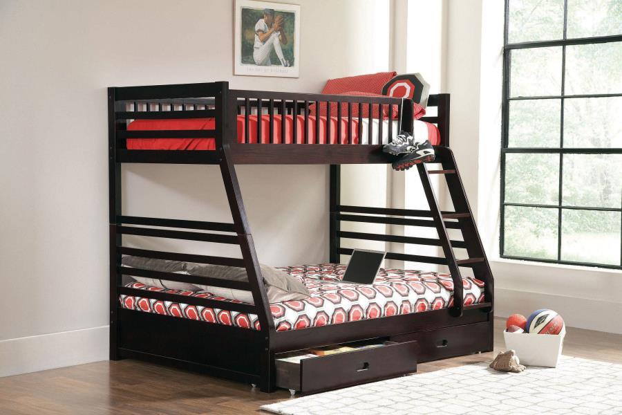 Ashton - 2-Drawer Wood Bunk Bed – Bunk Beds by CoasterEssence at Furniture Wholesale Plus , Nashville furniture store