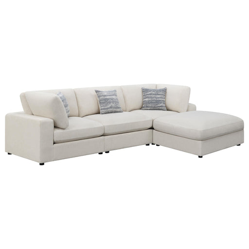 Serene 4-piece Upholstered Modular Sectional Beige - Premium Sectional from Coaster Z2 Standard - Just $1930! Shop now at Furniture Wholesale Plus  We are the best furniture store in Nashville, Hendersonville, Goodlettsville, Madison, Antioch, Mount Juliet, Lebanon, Gallatin, Springfield, Murfreesboro, Franklin, Brentwood