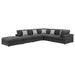 Serene 6-piece Upholstered Modular Sectional Charcoal - Premium Sectional from Coaster Z2 Standard - Just $2870! Shop now at Furniture Wholesale Plus  We are the best furniture store in Nashville, Hendersonville, Goodlettsville, Madison, Antioch, Mount Juliet, Lebanon, Gallatin, Springfield, Murfreesboro, Franklin, Brentwood