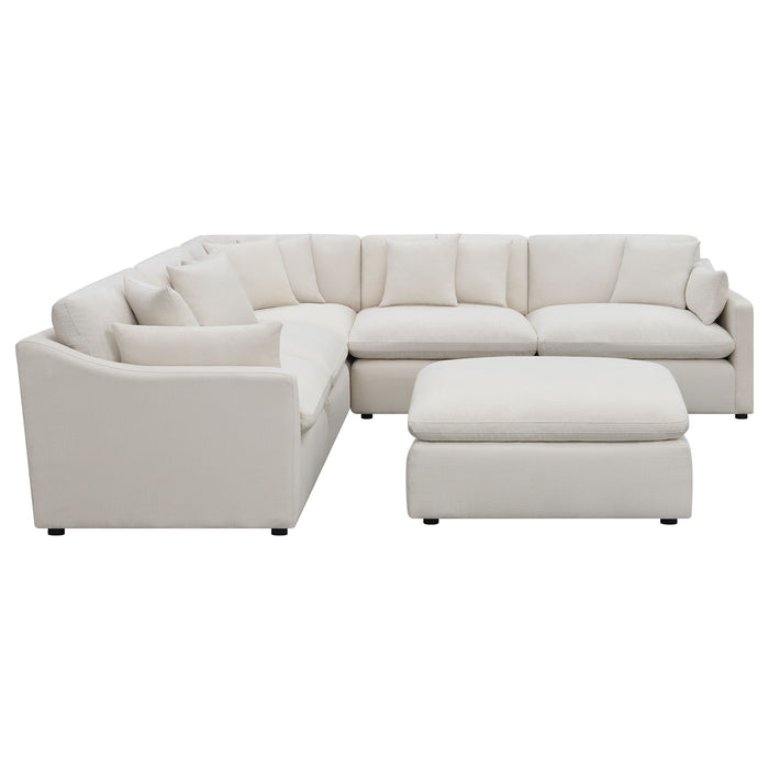 Hobson 6-piece Reversible Cushion Modular Sectional Off-White - Premium Sectional from Coaster Z2 Standard - Just $3298! Shop now at Furniture Wholesale Plus  We are the best furniture store in Nashville, Hendersonville, Goodlettsville, Madison, Antioch, Mount Juliet, Lebanon, Gallatin, Springfield, Murfreesboro, Franklin, Brentwood