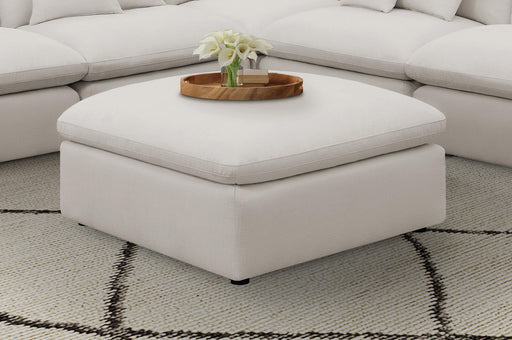 Hobson Cushion Seat Ottoman Off-White - Premium Ottoman from Coaster Z2 Standard - Just $384! Shop now at Furniture Wholesale Plus  We are the best furniture store in Nashville, Hendersonville, Goodlettsville, Madison, Antioch, Mount Juliet, Lebanon, Gallatin, Springfield, Murfreesboro, Franklin, Brentwood