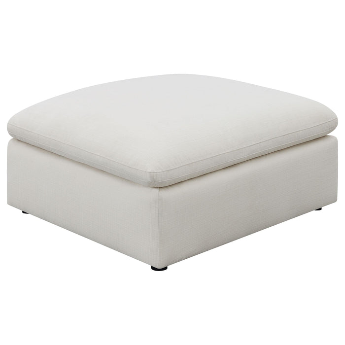 Hobson Cushion Seat Ottoman Off-White - Premium Ottoman from Coaster Z2 Standard - Just $384! Shop now at Furniture Wholesale Plus  We are the best furniture store in Nashville, Hendersonville, Goodlettsville, Madison, Antioch, Mount Juliet, Lebanon, Gallatin, Springfield, Murfreesboro, Franklin, Brentwood