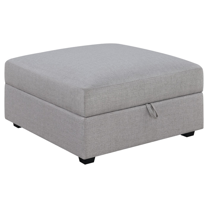 Cambria Upholstered Square Storage Ottoman Grey - Premium Ottoman from Coaster Z2 Standard - Just $356! Shop now at Furniture Wholesale Plus  We are the best furniture store in Nashville, Hendersonville, Goodlettsville, Madison, Antioch, Mount Juliet, Lebanon, Gallatin, Springfield, Murfreesboro, Franklin, Brentwood