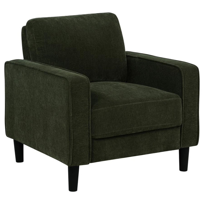 Ruth - Upholstered Track Arm Accent Chair – Arm Chairs by Coaster Fine Furniture at Furniture Wholesale Plus , Nashville furniture store