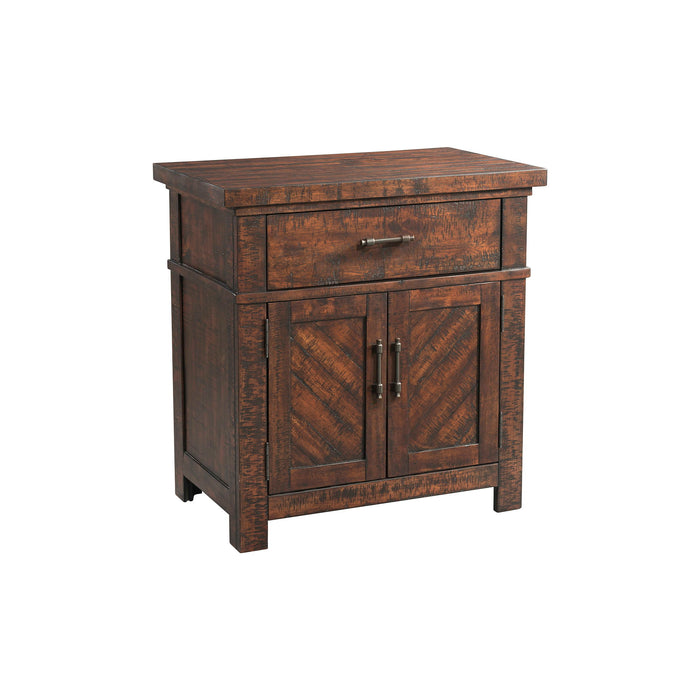 Jax - Nightstand - Walnut – Accent Nightstands by Elements International at Furniture Wholesale Plus , Nashville furniture store