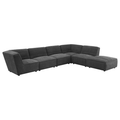 Sunny Upholstered 6-piece Modular Sectional Dark Charcoal - Premium Sectional from Coaster Z2 Standard - Just $2338! Shop now at Furniture Wholesale Plus  We are the best furniture store in Nashville, Hendersonville, Goodlettsville, Madison, Antioch, Mount Juliet, Lebanon, Gallatin, Springfield, Murfreesboro, Franklin, Brentwood