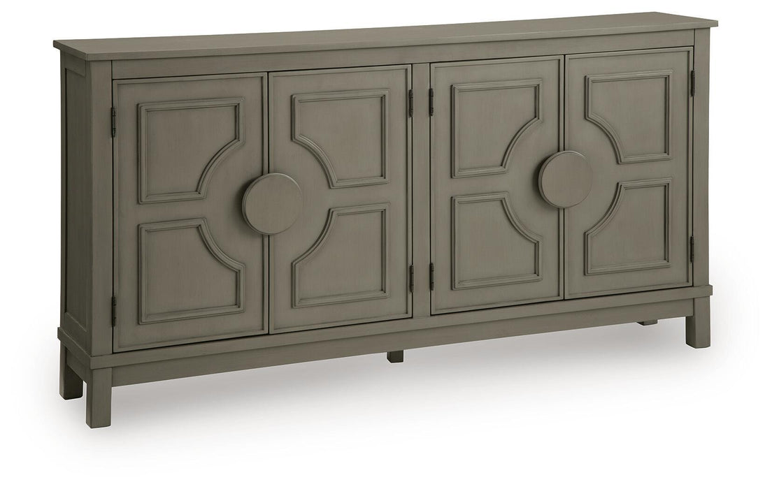 Darlock - Accent Cabinet - Warm Gray – Accent Cabinets by Signature Design by Ashley® at Furniture Wholesale Plus , Nashville furniture store
