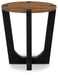 Hanneforth - Round End Table - Brown – End Tables by Signature Design by Ashley® at Furniture Wholesale Plus , Nashville furniture store