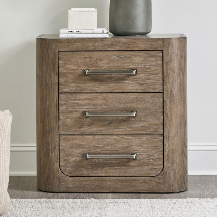 South Bend - Nightstand With Charging Station - Burnished Clay – Nightstands w/ Charging Stations by Liberty Furniture at Furniture Wholesale Plus , Nashville furniture store