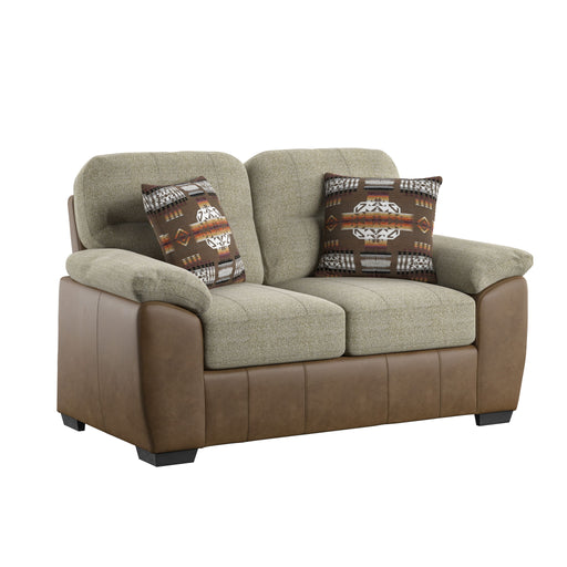 Porter - Loveseat - Dark Brown - Premium Stationary Loveseats from Emerald Home - Just $839! Shop now at Furniture Wholesale Plus  We are the best furniture store in Nashville, Hendersonville, Goodlettsville, Madison, Antioch, Mount Juliet, Lebanon, Gallatin, Springfield, Murfreesboro, Franklin, Brentwood