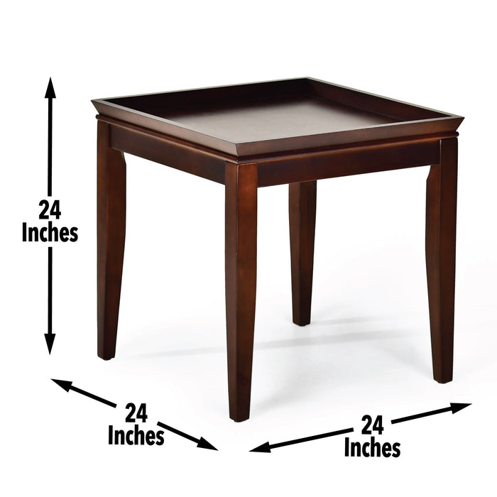 Clemson - End Table - Brown – End Tables by Steve Silver Furniture at Furniture Wholesale Plus , Nashville furniture store