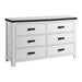 Wade - Youth 6-Drawer Dresser – Dressers by Elements International at Furniture Wholesale Plus , Nashville furniture store