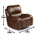 Keily - Swivel Recliner – Swivel Chairs by Steve Silver Furniture at Furniture Wholesale Plus , Nashville furniture store