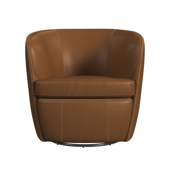 Vito - Swivel Chair - Pebble Tan – Swivel Chairs by Elements International at Furniture Wholesale Plus , Nashville furniture store