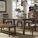 Hearthstone Ridge - Rectangular Leg Table - Dark Brown – Dining Tables by Liberty Furniture at Furniture Wholesale Plus , Nashville furniture store