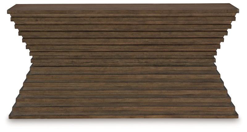 Hannodream - Sofa Table - Warm Brown – Sofa Tables by Signature Design by Ashley® at Furniture Wholesale Plus , Nashville furniture store