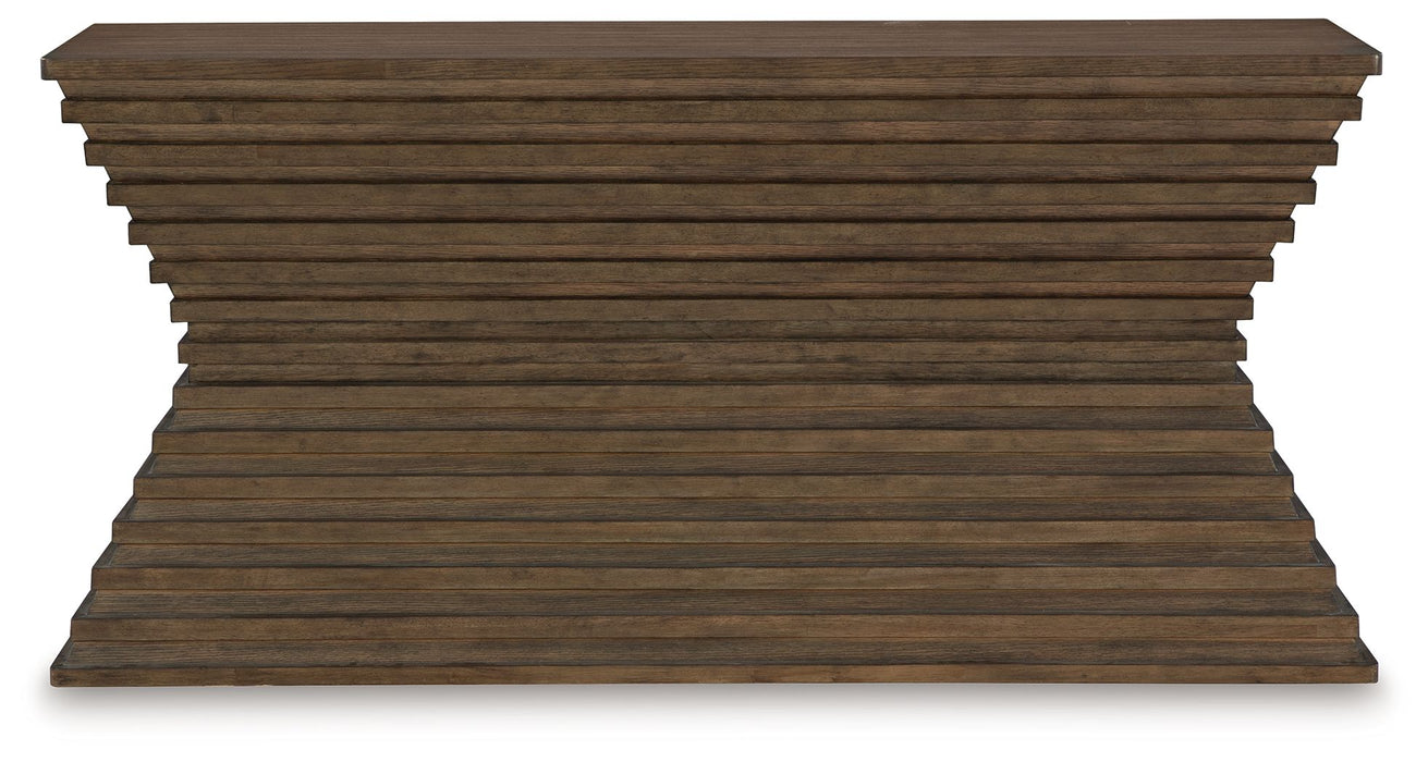 Hannodream - Sofa Table - Warm Brown – Sofa Tables by Signature Design by Ashley® at Furniture Wholesale Plus , Nashville furniture store