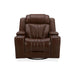 Caswell - Swivel Glider Recliner P2 - Nature Chestnut – Swivel Glider Chairs by Liberty Furniture at Furniture Wholesale Plus , Nashville furniture store