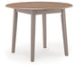 Harperfeld - Round Dining Room Drop Leaf Table - Natural / Gray – Dining Tables by Signature Design by Ashley® at Furniture Wholesale Plus , Nashville furniture store