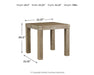 Silo Point - Square End Table - Brown – End Tables by Signature Design by Ashley® at Furniture Wholesale Plus , Nashville furniture store