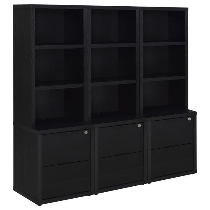 Westpark - 3 Piece Wall Unit Bookcase Set With USB – Standard Bookcases by Coaster Fine Furniture at Furniture Wholesale Plus , Nashville furniture store