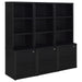 Westpark - 3 Piece Wall Unit Bookcase Set With USB – Standard Bookcases by Coaster Fine Furniture at Furniture Wholesale Plus , Nashville furniture store