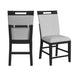 Transcend - Counter Side Chair (Set of 2) - Charcoal – Chair Sets by Elements International at Furniture Wholesale Plus , Nashville furniture store