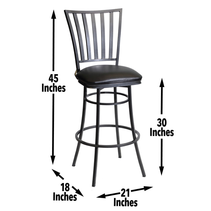 Stellan - Swivel Barstool - Premium Bar Height (28"-30") from Steve Silver Furniture - Just $229! Shop now at Furniture Wholesale Plus  We are the best furniture store in Nashville, Hendersonville, Goodlettsville, Madison, Antioch, Mount Juliet, Lebanon, Gallatin, Springfield, Murfreesboro, Franklin, Brentwood