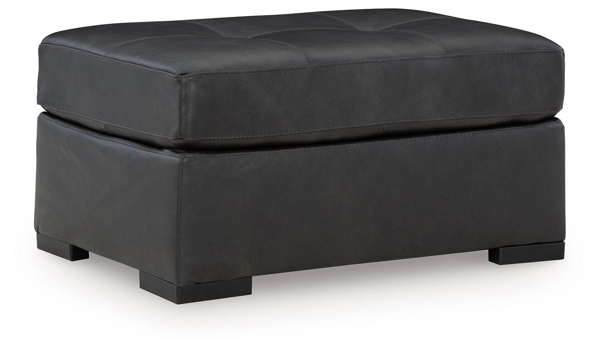 Brindley Pier - Oversized Accent Ottoman - Fog – Accent Ottomans by Signature Design by Ashley® at Furniture Wholesale Plus , Nashville furniture store
