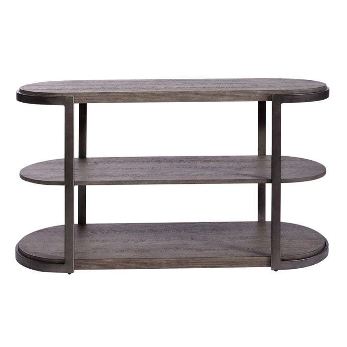 Modern View - Sofa Table - Gauntlet Gray – Sofa Tables by Liberty Furniture at Furniture Wholesale Plus , Nashville furniture store